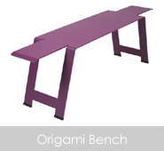 Origami Backless Bench