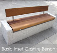 Basic Inset Granite Bench